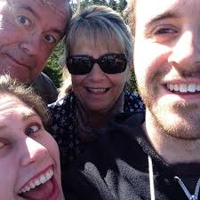 Upcycled mosaic entryway table from tile boards