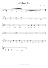 The piano piano music for kids piano sheet music letters piano lessons for kids easy piano songs piano music notes kids songs music sheets piano jazz. Little Snowflake Sheet Music For Piano Solo Musescore Com