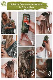 pflege fur coloriertes haar haare pflegen haare waschen bunte haare