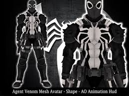 Cool coming venom marvel coloring wecoloringpage in. Second Life Marketplace Nf Agent Venom Mesh Avatar Venom Avatar