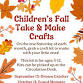 Ages 3-12 Take & Make Crafts event in Watertown, NY