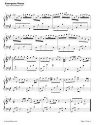 Individual part,sheet music single sheet music by yiruma, : River Flows In You Yiruma Free Piano Sheet Music Piano Chords