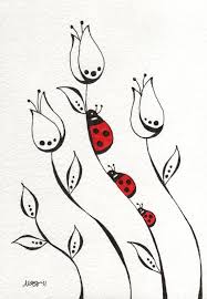 Stay In The Lines Print 5x7 Etsy Doodle Art Zentangle Patterns Drawings