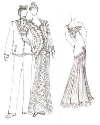 Maybe you would like to learn more about one of these? 43 Sketsa Kebaya Brokat Modern Inspirasi Untuk Anda