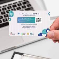 Cara cetak kartu vaksin pertama. Jual Cetak Kartu Sertifikat Vaksin Covid Barcode 2 Sisi Pvc Id Card Grosir Dari Chroma Creative Printing Di Jakarta Pusat Padi Umkm