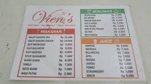 Tak hanya selat, resto ini juga sajikan sup matahari yang unik. Daftar Menu Foto Vien S Selat Segar Sup Matahari Solo Tripadvisor