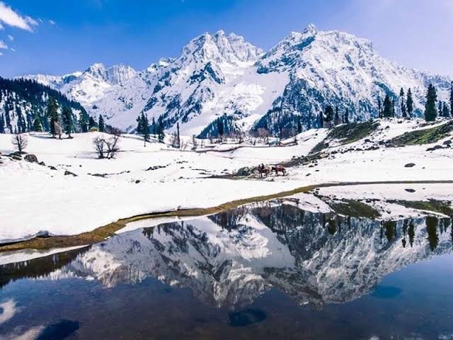 Thajiwas Glacier snow activities pony ride Sonamarg