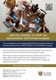 Are You Looking To Start An Educational Institution In India In 2020 Education Management Education School Management