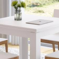 Escoge la mejor manera de compartir un almuerzo o una cena con tus familiares y amigos e invierte en mobiliario de calidad con nuestras mesas para comer redondas, cuadradas o rectangulares. Mesa Cuadrada Extensible Libro Color Blanco Modelo White