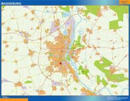 Get the famous michelin maps, the result of more than. Magdeburg Map In Germany Wall Maps Of The World Countries For Australia