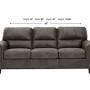 Profile Picture of Ashley Navi Smoke Sofa | Homemakerson Google