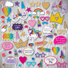 Birthday Photo Booth Props Words Unicorn Photo Booth Props Unicorn Party Props Unicorn Photobooth Unicorn Party Instant Download With Photo Booth Sign Unicorn Party Unicorn Photos Photo Booth Props