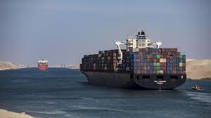 The suez canal has been blocked by a giant container ship after a gust of wind blew it off course, causing it to run aground. Cmbbkj7iixdnfm