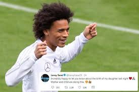 Does leroy sané have tattoos? Manchester City Star Leroy Sane Announces The Birth Of His Daughter Rio Stella On Twitter After Pulling Out Of Germany Squad