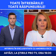 Site ul celui mai puternic. Interviu Cu Andreea Esca La È™tirile Pro Tv Nu Mi Se PÄƒrea Normal SÄƒ Dau DeclaraÈ›ii Intr Un Moment In Care Eram PanicatÄƒ