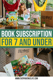Lillypost A Fun Book Subscription Box For 7 And Under Book Subscription Box Book Subscription Fun Activities For Kids