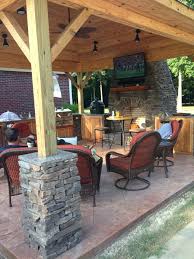 Perfect Outdoor Kitchen Pavilion We Love It Backyard Pavilion Outdoor Pavilion Outdoor Pavillion