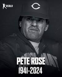 Legendary Baseball Player Pete Rose from Sedamsville, Ohio, Passes Away