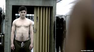 Iwan Rheon Shirtless Scene in Misfits - Gay-Male-Celebs.com