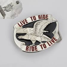 Only reasonable best offers will be considered. Biker Live To Ride Ride To Live Eagle Adler Belt Buckle Gurtelschnalle