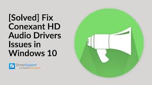 About press copyright contact us creators advertise developers terms privacy policy & safety how youtube works test new features press copyright contact us creators. Fix Conexant Hd Audio Drivers Issues In Windows 10