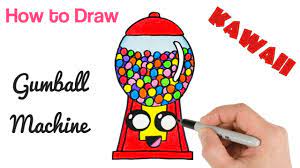 It's ok if your drawings look different. How To Draw Gumball Machine Cute Drawing For Beginners Youtube