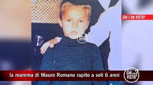 Da quando mauro romano è scomparso nel nulla in un assolato pomeriggio di fine giugno, mamma bianca ha sempre cercato di scoprire la verità, qualunque essa sia. Chi L Ha Visto Mauro Romano Sali In Auto Con Un Amico Facebook