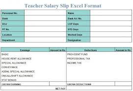 download teacher salary slip excel format exceltemple help budget calculator template