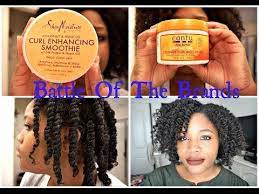 Battle Of The Coconut Creams Cantu Coconut Curling Cream V Eden Body Works Coconut Curl Shea Moisture Products Curl Enhancing Smoothie Cantu Hair Products