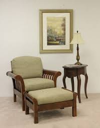 Hickory Chair Co Vintage Texas Lounge Chair Ottoman My Living Room Furniture Inside Home Furniture Home Furnishings