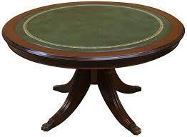 Safavieh crispis coffee table, black by safavieh (5) $153$214. Leather Top Reproduction Round And Oval Coffee Tables Mahogany Yew A1 Furniture
