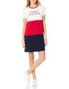 Tommy Hilfiger T-shirt Short Sleeve Cotton Summer Dresses Casual ...