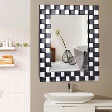 Whitewash wood framed mirror all sizes include frame. Costway 23 5 X 31 5 Rectangular Wall Mounted Wooden Frame Vanity Mirror Glass Bathroom Walmart Com Walmart Com