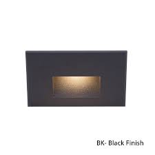 Outdoor Lighting 120v 3 9 Watt Black Step Light In 3000k Led Led Step Lights Step Lighting Wac Lighting