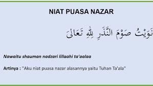Puasa Nazar Adalah Puasa Karena