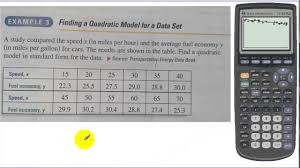 To find the best fit of your data, simply copy and paste whole columns or rows directly from excel into the corresponding boxes below and click the calculate button. Curve Fitting Using Ti Graphing Calculator Youtube