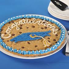 Congrats Grad One Big Cookie Cookie Cake Designs Big Chocolate Chip Cookies Big Cookie