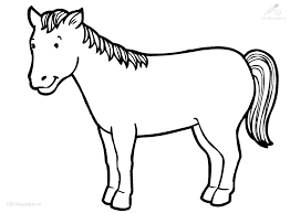 Zelf een prachtige tekening maken van een paard? Paarden Afbeeldingen Tekeningen Wmr26 Agbc
