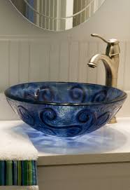 Maybe you would like to learn more about one of these? The Finley Allisonramseyarchitects Blue Glass Cobalt Glass Beautiful Bathrooms