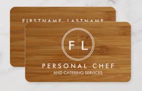 Girly cooking and chef business cards. Top 25 Examples Of Professional Chef Business Cards