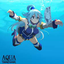 (inorganic chemistry) the compound water. How To Fish Aqua 101 Konosuba