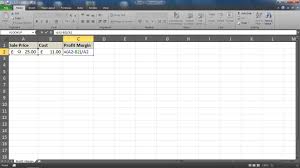 Profit Margin Percentage Formula Formula Profit Percentage