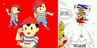 Ness Yoyo Tricks What S Happening With Ness In The Last Panel We Ll Never Know Mother Games Ness And Lucas Yoyo Tricks