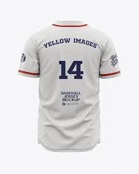 Men S Baseball Jersey Mockup Back View Baseball T Shirt In Apparel Mockups On Yellow Images Object Mockups Clothing Mockup Baseball Jersey Men Baseball Tshirts