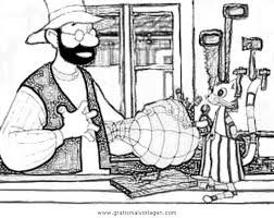 Petterson Findus 20 Gratis Malvorlage In Comic Trickfilmfiguren Petterson Und Findus Ausmalen