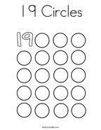 Bible coloring pages help you engage with god's word, one color at a time. Number 19 Coloring Pages Twisty Noodle