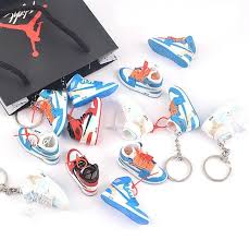Porte Cle 3d Air Jordan 1 X Off White
