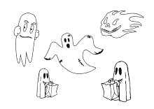 Die eine war hsslich und faul, und die andere war hbsch und fleiig. Ausmalbilder Halloween Kurbis Gespenster Hexen Vampire Monster Zombie Gruseln