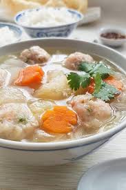 Put fish maw into a basin of water and add vinegar. Fish Maw Soup Recipe With Prawn Meatballs Souper Diaries Recipe Chicken Soup Recipes Recipes Chinese Soup Recipes