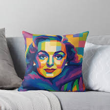 Bette Davis Pillows & Cushions for Sale